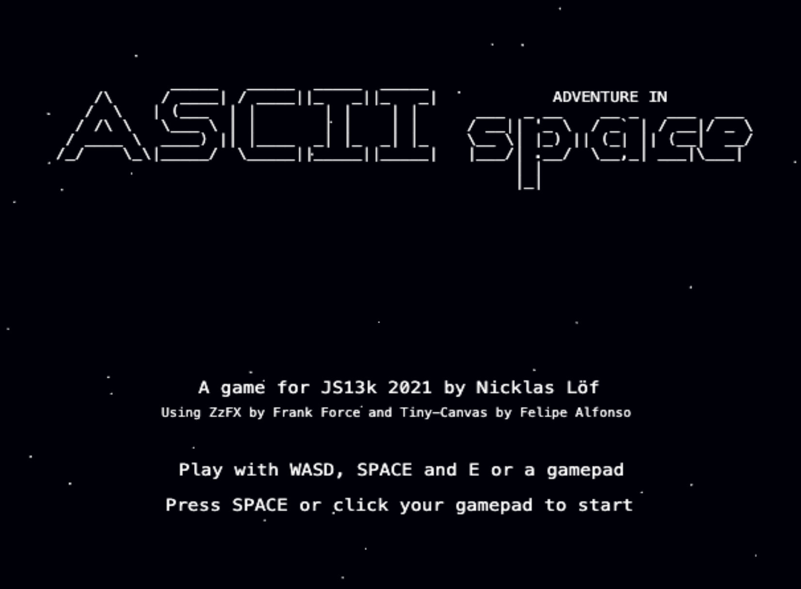 Play AsciiSpace