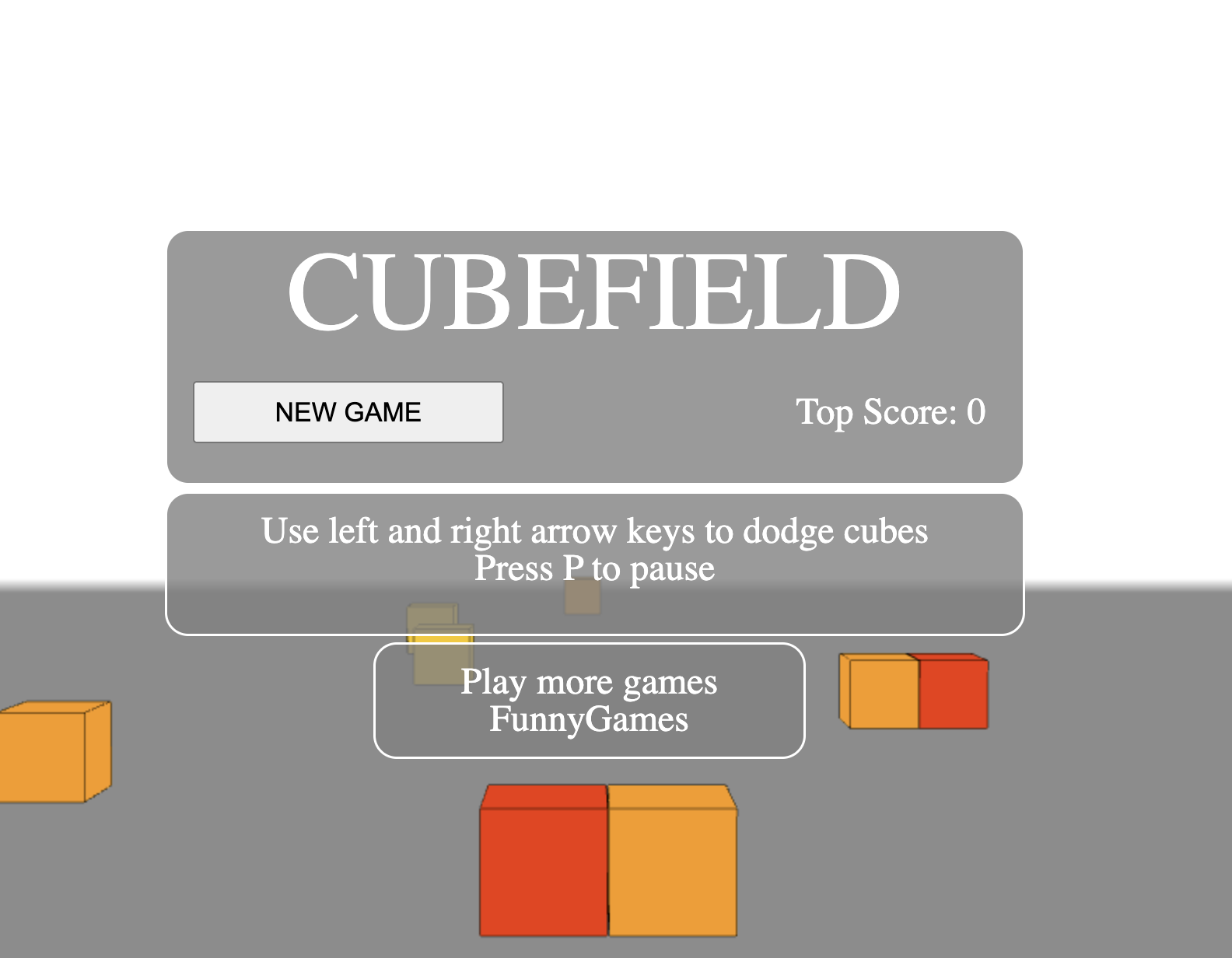 Play Cubefield