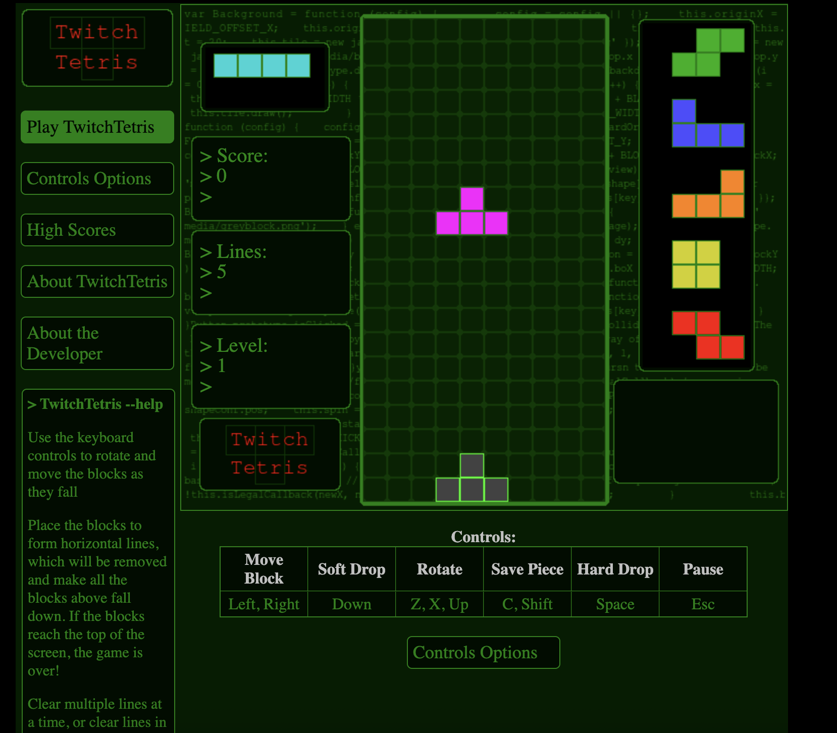 Play TetrisAlt